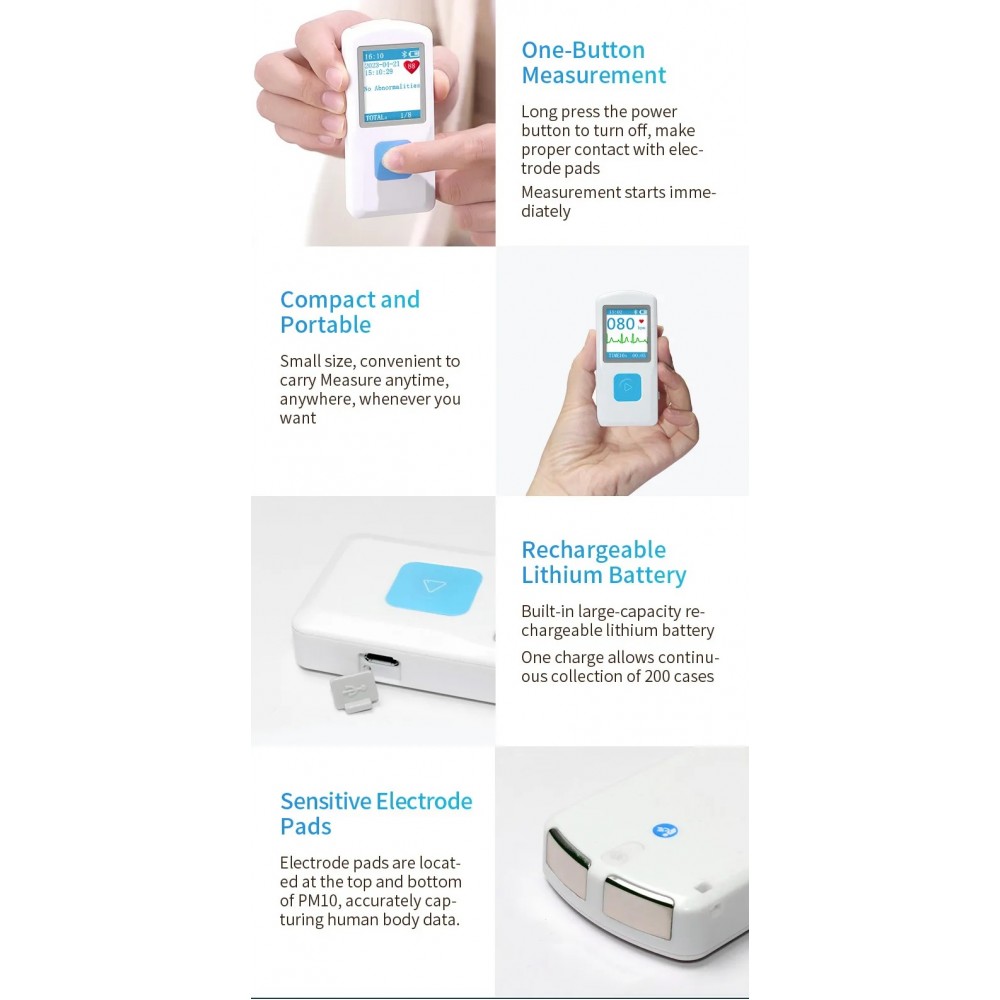 Καρδιογράφος Καταγραφέας Γεγονότων Contec PM10