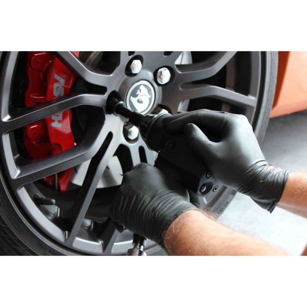 Γάντια Νιτριλίου Aurelia Bold Χωρίς Πούδρα Mαύρο 1000τμχ