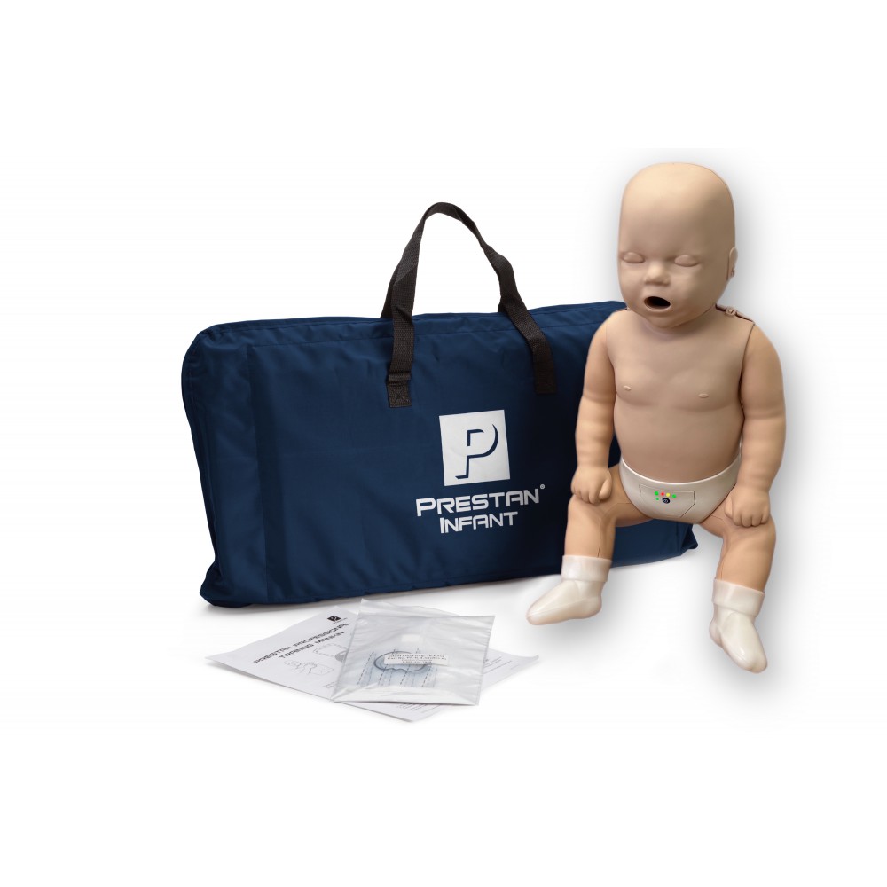 Εκπαιδευτικό Πρόπλασμα Βρέφους Α' Βοηθειών με Led Μετρονόμο και Τσάντα Μεταφοράς Prestan