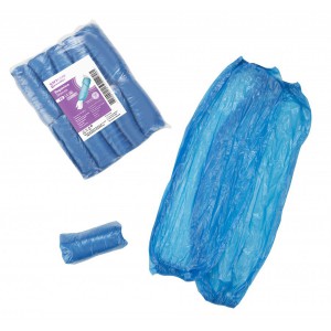 Μανίκια - Επιμανίκια -Πλαστικά Προστασίας μπλε Soft 100τμχ